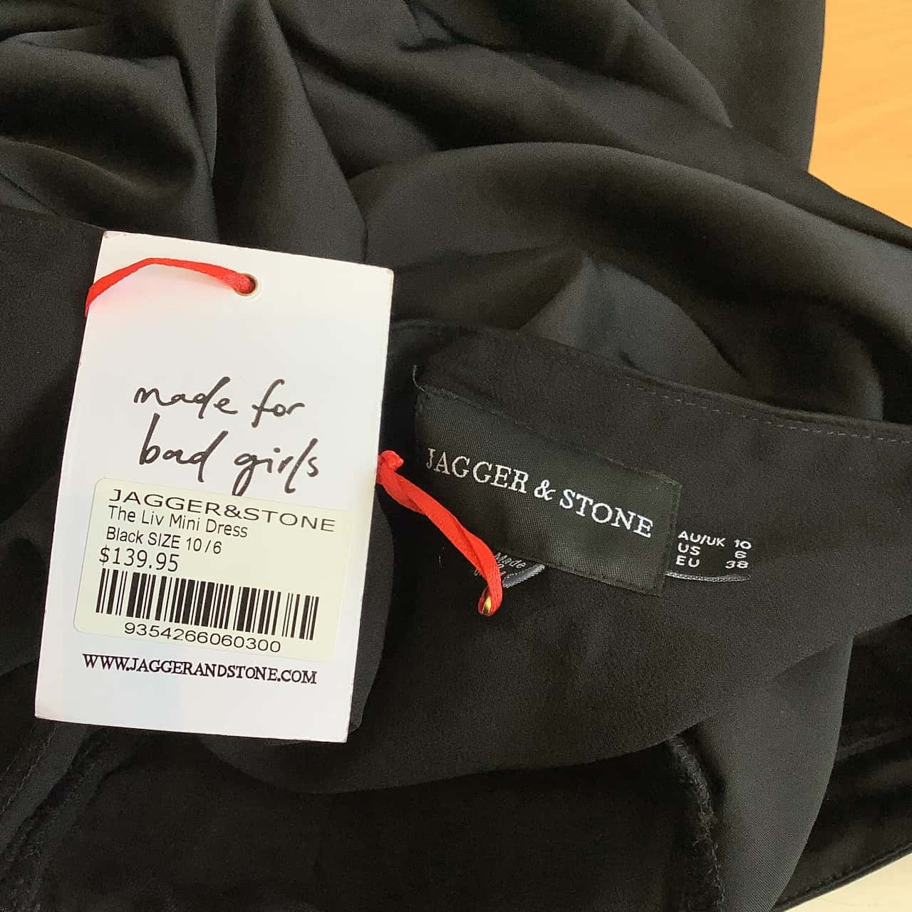 BNWT Jagger & Stone Women's Size 10 The Liv Mini Dress Black (s) - New ...