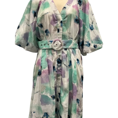 St Frock Womens  Size 12 Casual Dress Blue / Purple / White 