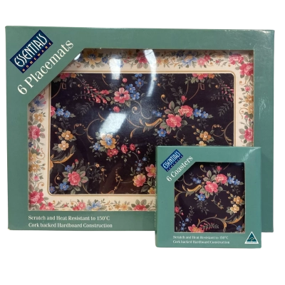 Essentials homeware 6 Placemats and Coasters Set