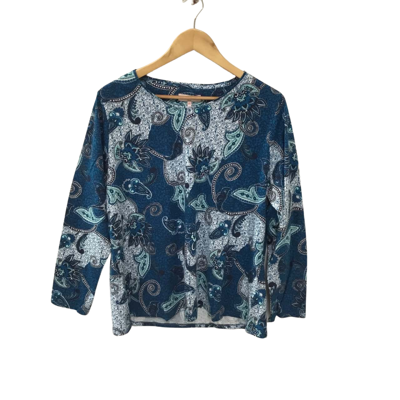 Millers Womens Size 20 Blue Floral Long Sleeve Top(s)