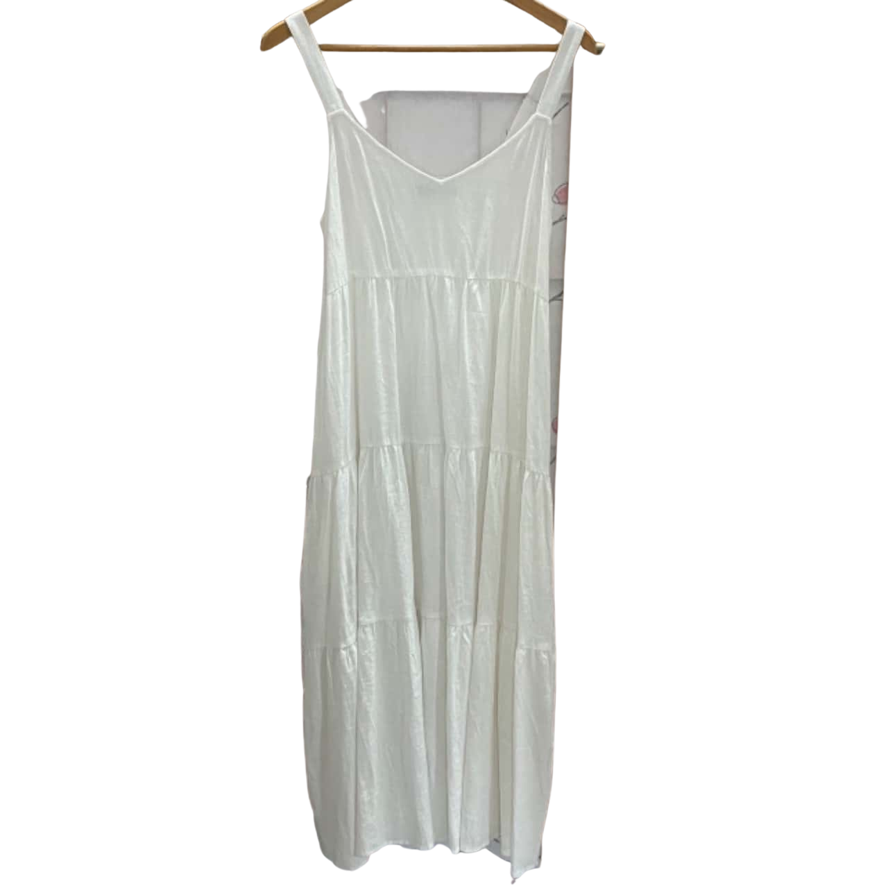 Haven Womens Size M Cream Dress(s)