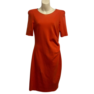 Carla Zampatti Size 10 Orange Dress