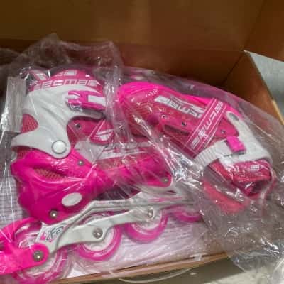 Each Kids Roller Blades Pink/White