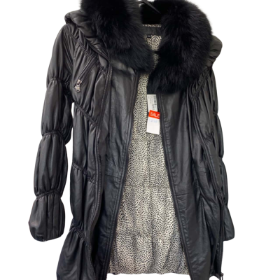 Luis De Parique  Size EU 42 Leather Jacket Black  