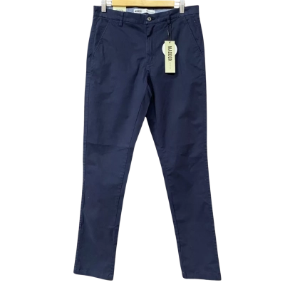 BNWT Maddox Mens Size 32 Navy Blue Slim Tapered Pants