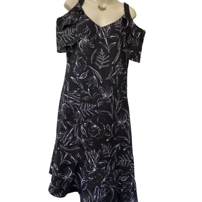 Table Eight Floral Black  Dress Size 12 