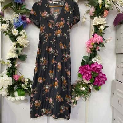 Auguste The Label Womens  Size 6 Floral Dress Floral / Grey 