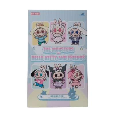 Pop Mart: The Monsters x Hello Kitty and Friends Plush Pendant Blind Box 