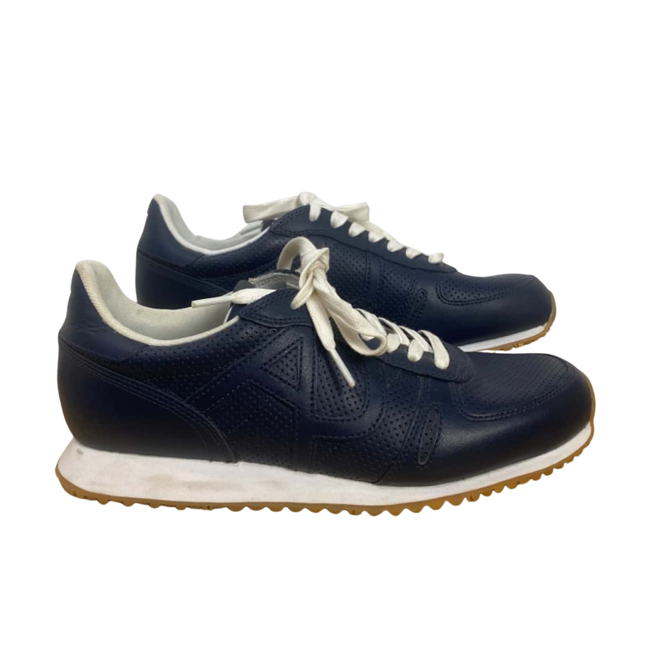 Armani Jeans Trainers Size 40 Navy Blue