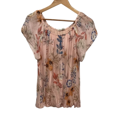 Viola Borghi Womens  Size XL Blouse Floral / Pink  