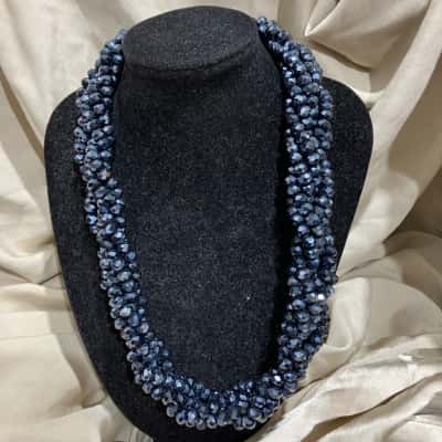 Lovisa Womens Costume Beaded Necklace Blue 