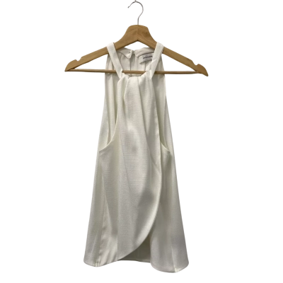 Whyte Valentyne Womens  Size 12 Halter Neck Top White 