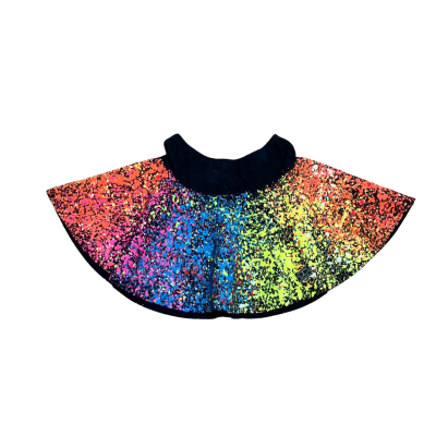 COUCH UK Wearable Art  Size L Mini Skirt Black  