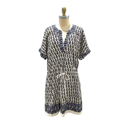 Tory Burch Womens  Size L Midi Dress Multicoloured 