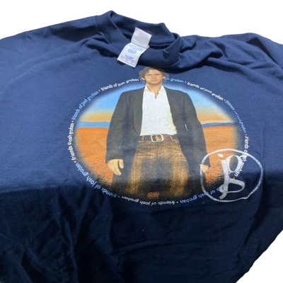 Friends Of JOSH GROBAN Official Fan Club Souvenir Dark Blue SS T Shirt Size S