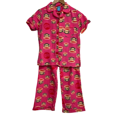  Paul Frank Womens Size M Pink Julius & Friends Pyjamas 