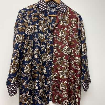  Womens  Floral Blouse