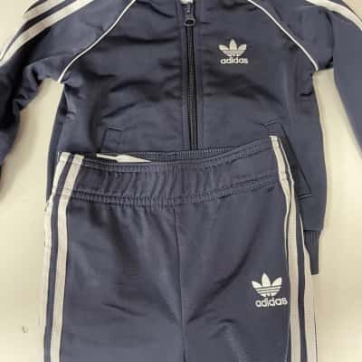 Adidas Kids  Size 9-12m Sport Top / Track Pants Blue 