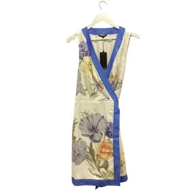 Portmans Size 18 Amalfi Rose Linen Blend Wrap Dress rrp$189 NEW!