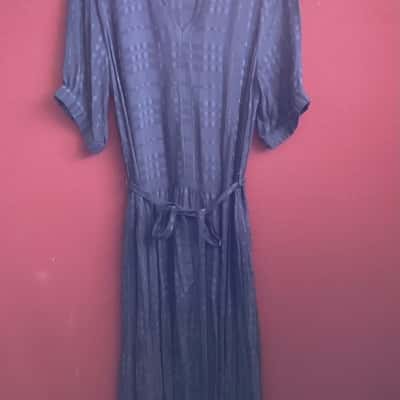 Loobies Story Womens  Size 14 Maxi Dress Navy Blue 