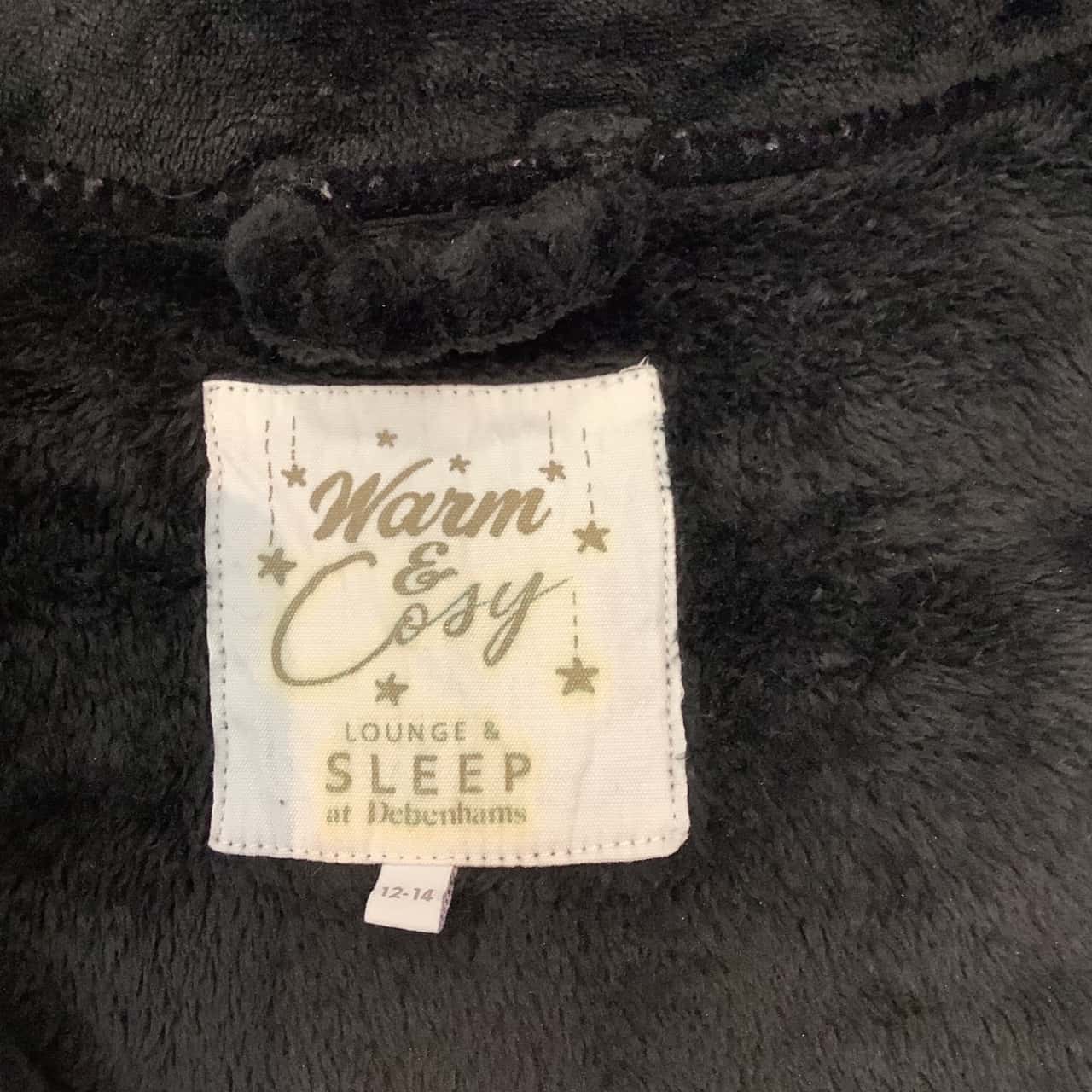 Women's Debenhams Dressing Gown Black (s)