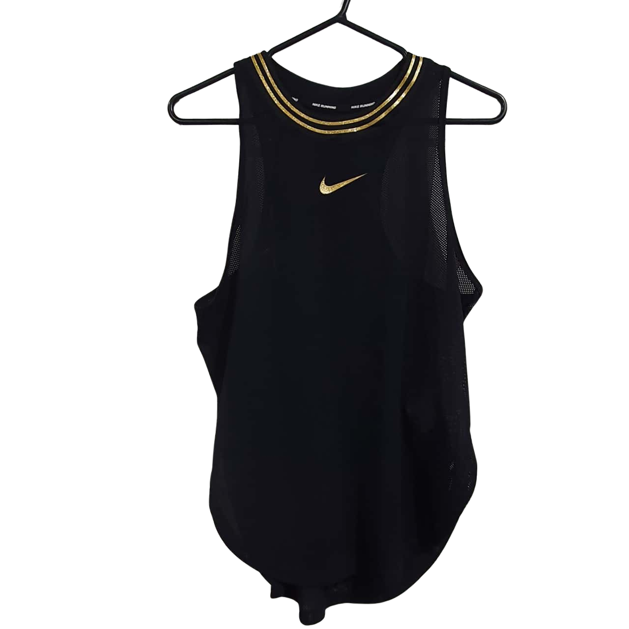 black and gold nike women's clothing