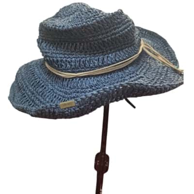  Womens  Size One Size KOORINGAL hat Navy Blue 