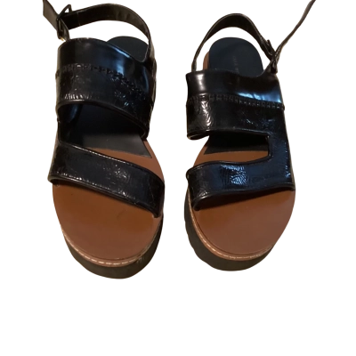 Zara sandals Size 38 Black  / Brown 