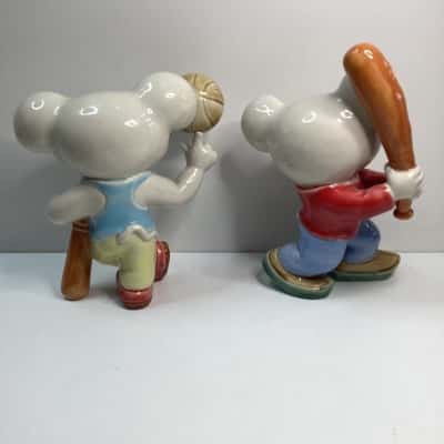 Two Mice Playing Sport