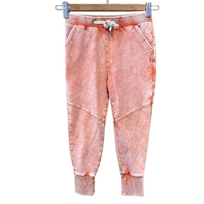 Minti Kids Faded Orange Jogger Pants Size 5