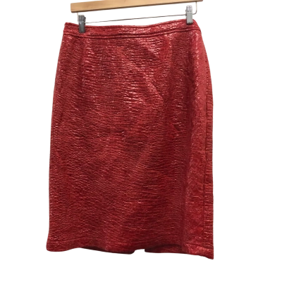 Rickie Renee Vintage Womens  Size 16 Midi Skirt Red 