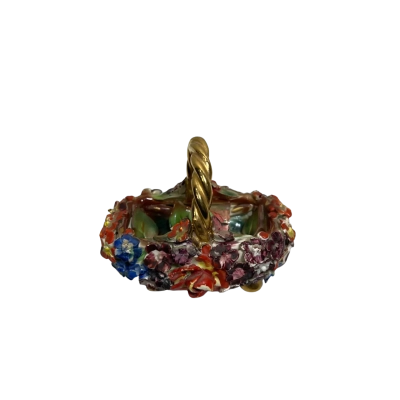 VTG Italy Capodimonte Style Basket