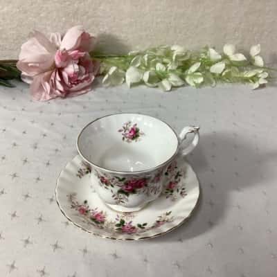 Vintage Royal Albert "Lavender Rose" Bone China Cup & Saucer