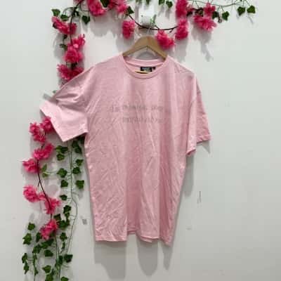 Thread Heads Mens  Size L Short Sleeve T-shirt Pink  