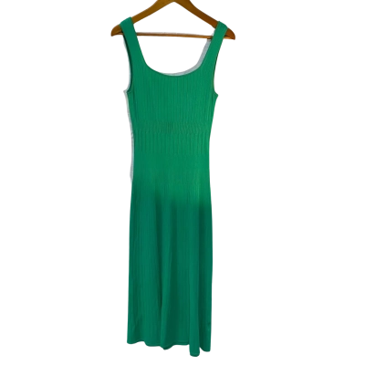 Kookai Womens  Size 1 Midi Dress Green 