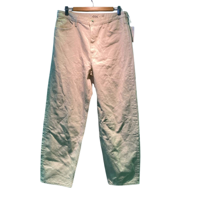 COS Mens  Size 31 Tapered Leg Jeans Off White 