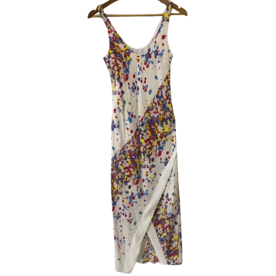 Sass & Bide Womens  Size 8/10 Maxi Dress Multicolour/White 