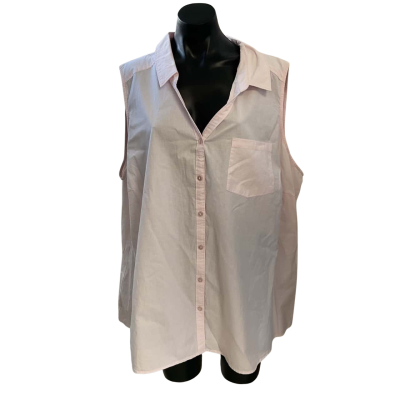 Autograph Womens  Size 24 Short Sleeve Shirt Pink  