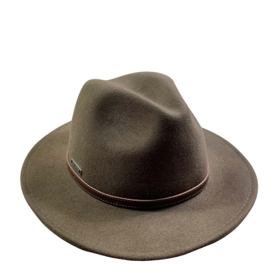  Unisex Brown Voke Hat Comfy Fit