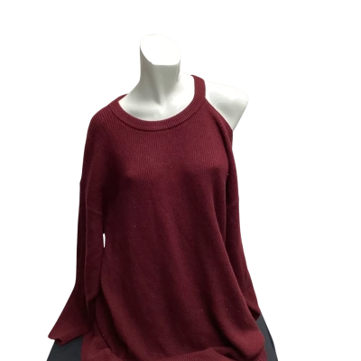 City Chic Womens  Size Plus Size / S Sweatshirt Maroon 
