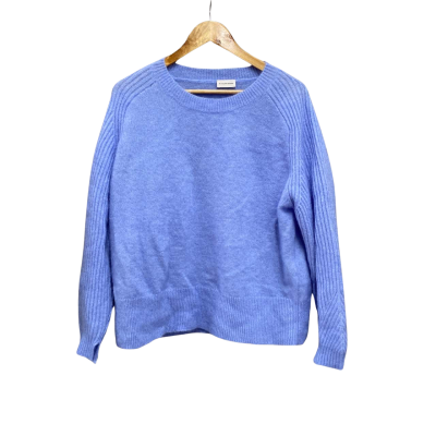 By Malene Birger Womens  Size S Oversized Crew Neck Jumper Blue 