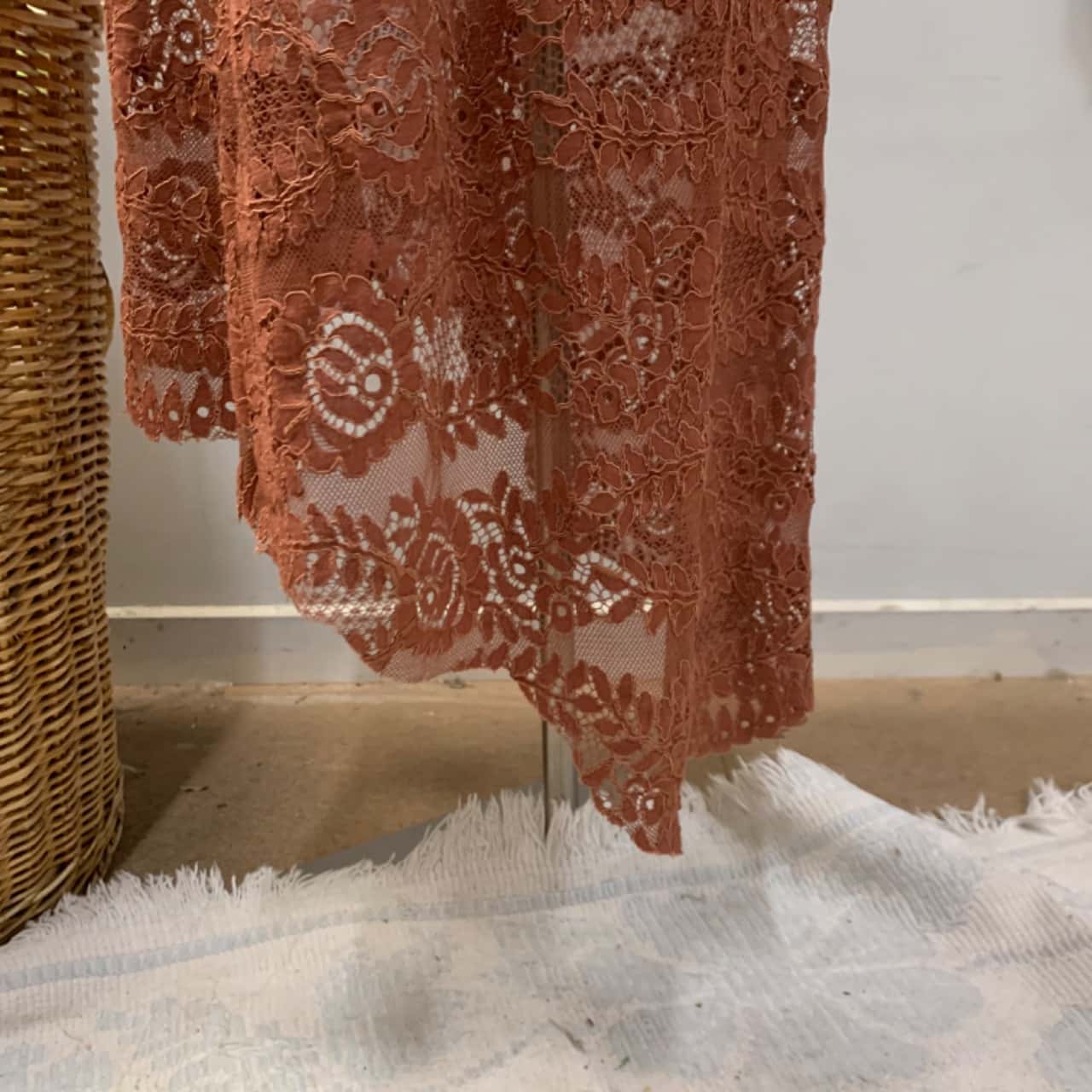 BNWT Curate Trelise Cooper Womens Size L Long Sleeve Lace Maxi Dress