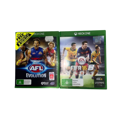 XBOX. AFL Evolution & FIFA 16
