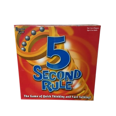 Unversity Games 5 Second Rule Board Game - New