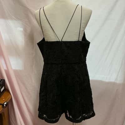 Forever New Womens  Size 16 Playsuit Black  