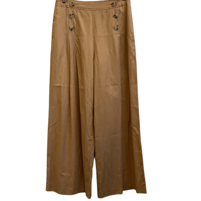 Trenery Womens  Size 10 Wide Leg Pants Brown 