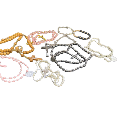 Rosary Beads Necklace Multicoloured 