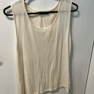 Smitten Womens  Size 14 Singlet Top Yellow 