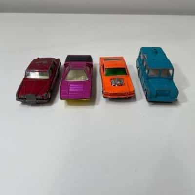 Matchbox lesney vintage cars and truck x4