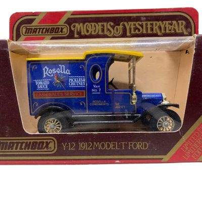 MATCHBOX Models of Yesteryear - 1912 Model T Ford